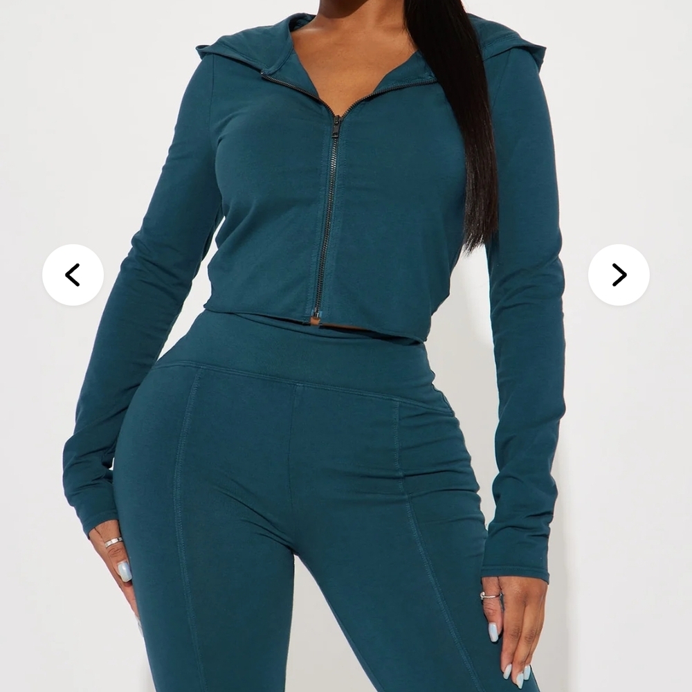 Fashion Nova Teal Jumpsuit